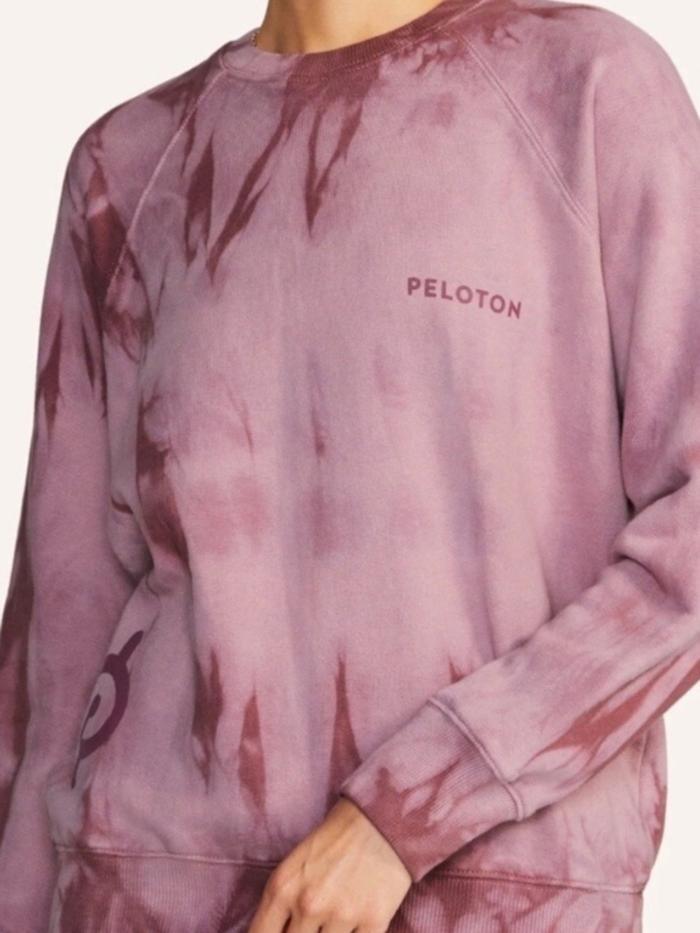 Spiritual Gangster x Peloton Tie-Dye Crewneck Sweatshirt